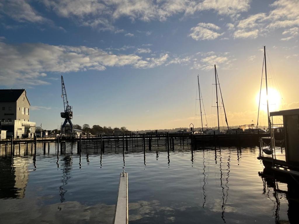 Ostsee Hausboot Schleswig Ostseeblick 1 Exterior foto